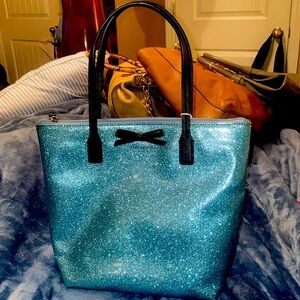 Kate Spade small glitter shoulder purse